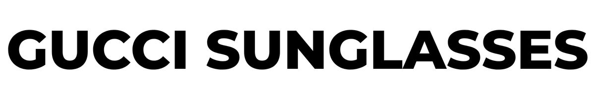 Gucci Sunglasses Logo