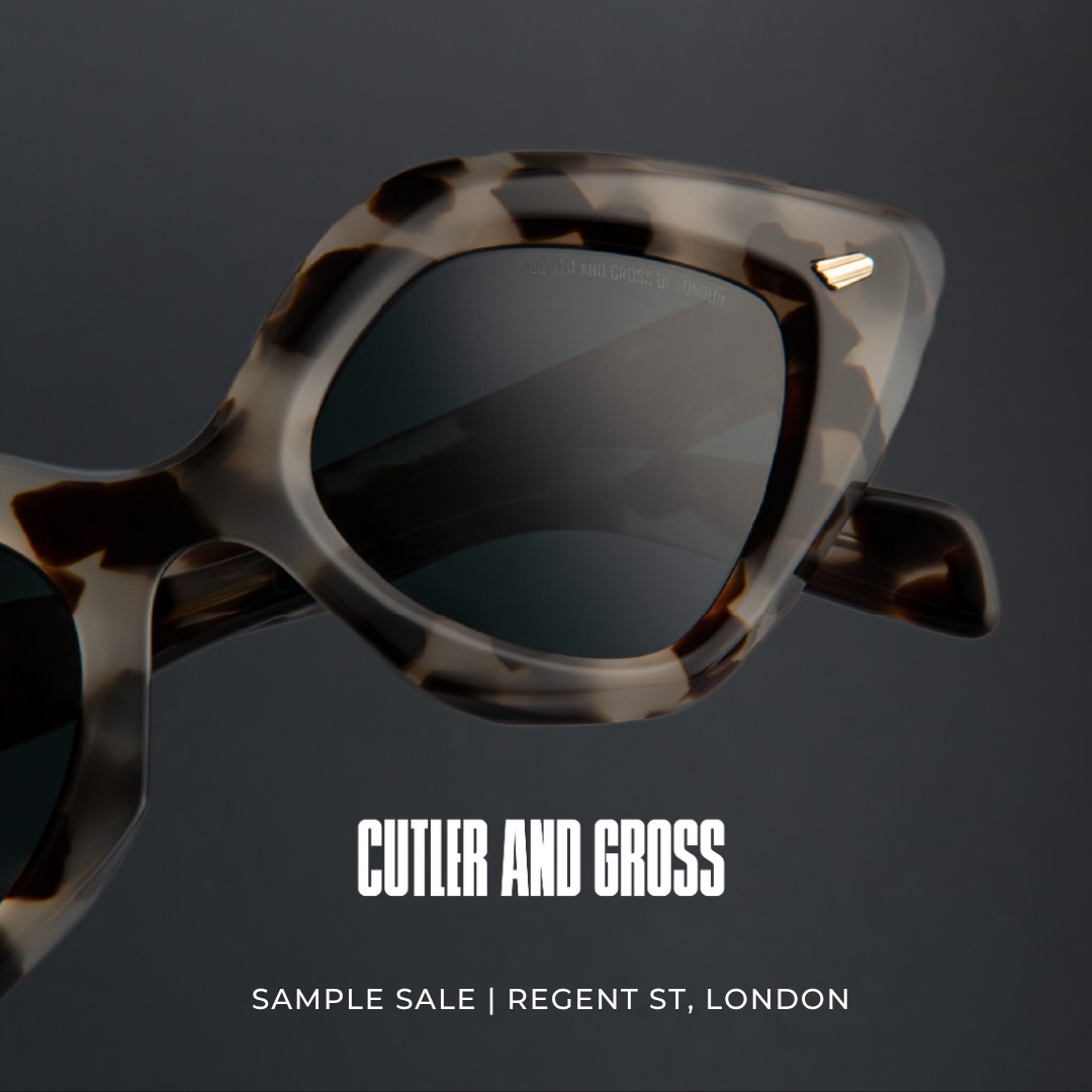 Cutler and Gross | Exclusive Offers | Regent Street⁠
⁠
A brand built on friendship and rooted in craft, Cutler and Gross was established by opticians Mr Cutler and Mr Gross in 1969. They envisioned a new standard of eyewear, and each frame was crafted by hand in the workshop above the Knightsbridge store in London.⁠