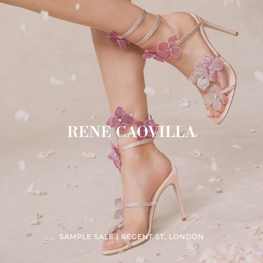 René Caovilla | Regent St ⁠
⁠
Italian craftsmanship, talent, and excellence, René Caovilla shoes are shoes are pieces of art to be admired and owned! ⁠
⁠
Join us for a exceptional savings at our Regent Street store. ⁠
⁠
Book your ticket via the link in bio.