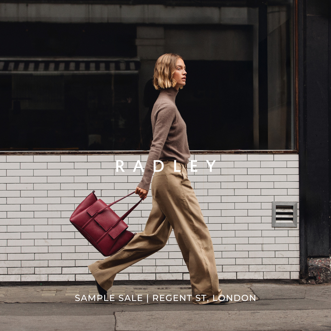 Book your ticket via the link in our bio | Shop with up to 60% off luxury leather handbags and small leather goods from Radley at our Regent Street store.⁠
⁠
Radley is a British accessories brand celebrated for stylish leather handbags, purses, and everyday accessories that blend timeless design with functional practicality. Known for quality craftsmanship, distinctive details, and an approachable luxury aesthetic, Radley creates pieces designed to be loved and used season after season.