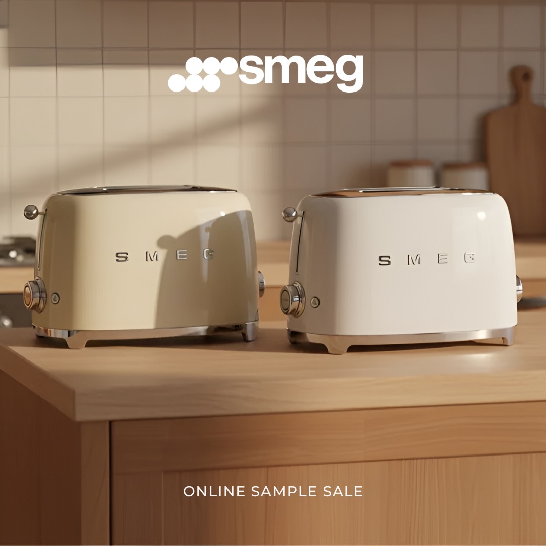 Enjoy 50% off everything on Smeg’s iconic small appliances range.

Smeg | 50% off everything | Online

Renowned for its retro inspired aesthetics and exceptional craftsmanship, Smeg offers a wide range of kitchen appliances from iconic refrigerators to sleek cookers that bring personality and performance to modern homes.