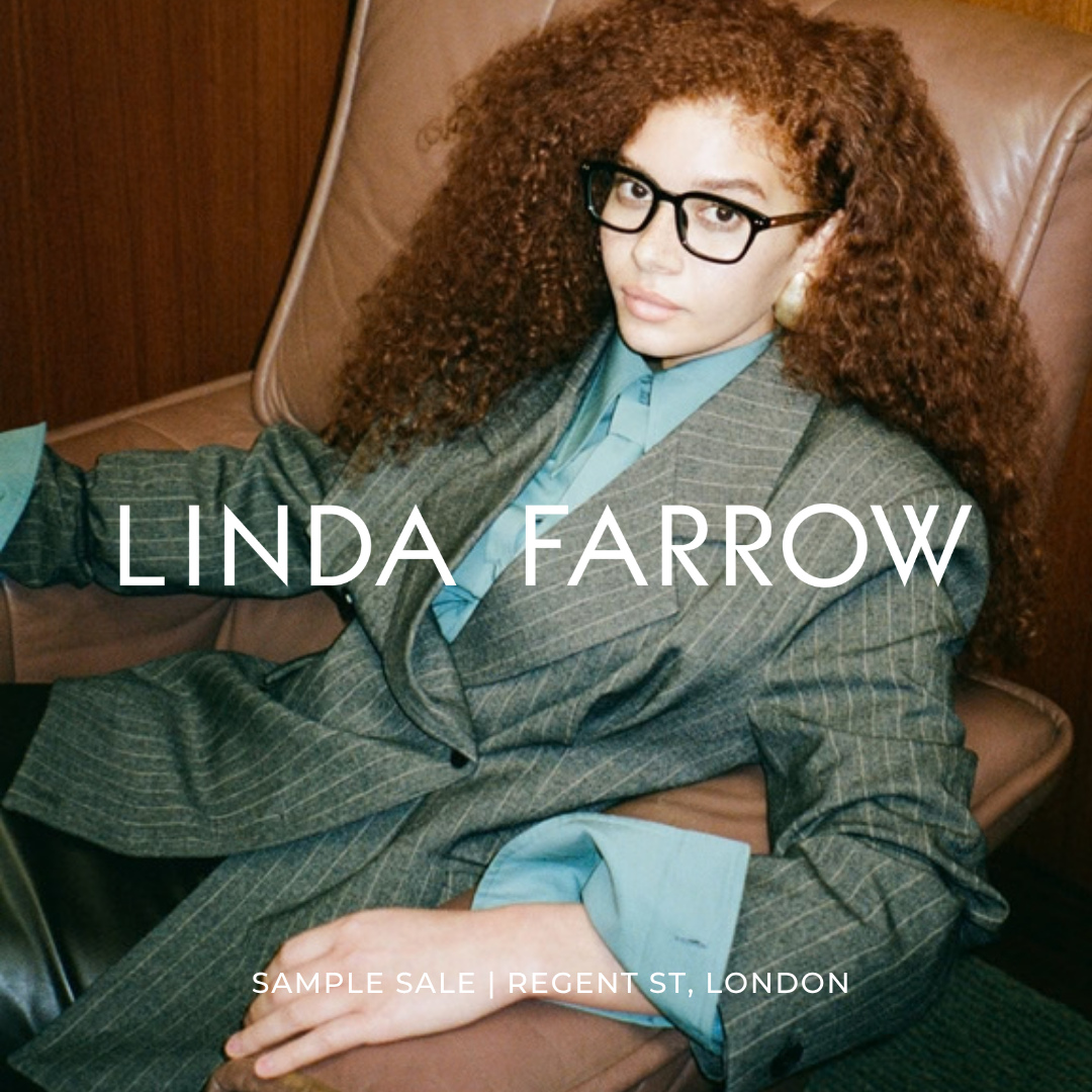 LINDA FARROW | Up to 90% off | Regent Street⁠
⁠
Founded in London in 1970, LINDA FARROW is a pioneering luxury eyewear brand that transformed sunglasses from a functional accessory into a fashion‑forward statement. Each collection blends contemporary silhouettes with meticulous attention to detail, utilising premium materials such as Japanese titanium, precious metal plating, and refined acetates.⁠
⁠
Book now via the link in bio.