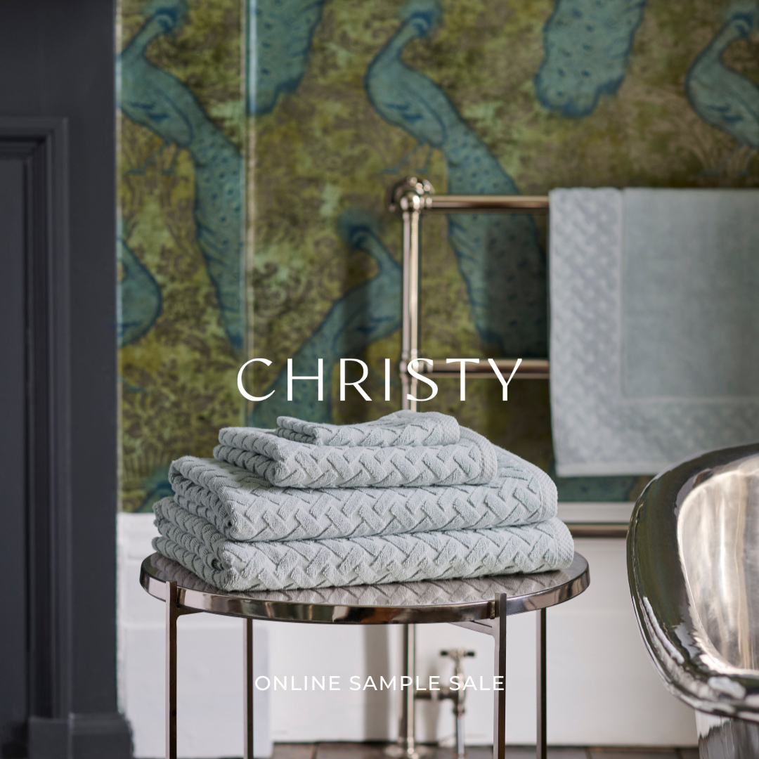 Book your ticket via the link in our bio | Join us for up to 70% off towels, bed linen, bath robes and home accessories by Christy at the Showcase online store.⁠
⁠
For 175 years, Christy has pioneered the world of home linens. Inventors of the first terry loom in 1850, they introduced fluffy towels to the world stage for the first time. Still innovating and dreaming up new ways to elevate daily lives, their luxury bath, bed and home accessories deliver a signature cosy quality you can only find at Christy.⁠
⁠