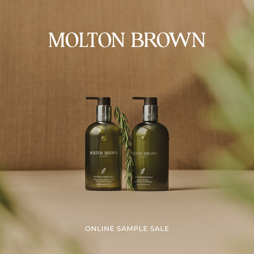 Molton Brown | Up to 55% off | Online ⁠
⁠
Enjoy up to 55% off gifts, bath and body, haircare, toiletries and more.⁠
⁠
Born in South Molton Street, London in 1971, Molton Brown is an enduring icon of uniquely British style. Working side by side with a collective of progressive perfumers, they nurture the artistic freedom to compose intriguing Eau de Parfum and Toilette, iconic Bath and Body, Hair and Home collections.⁠
⁠
Book now via link in bio.