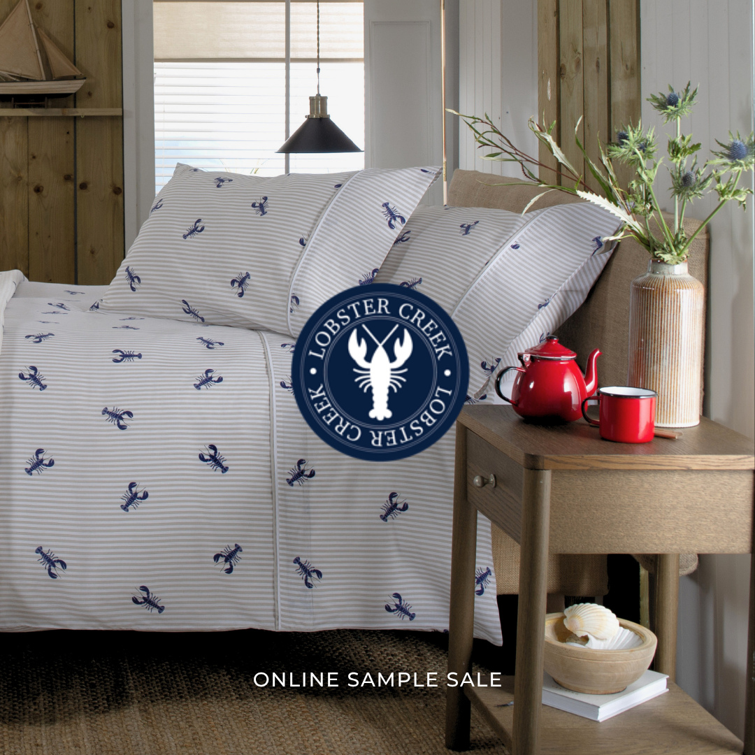 Lobster Creek | 70% off everything | Online⁠
⁠
Lobster Creek Bedding is a home textiles brand known for creating comfortable, stylish, and accessible bedding collections designed to elevate everyday living. Blending timeless patterns with contemporary touches, the brand focuses on soft fabrics, thoughtful detailing, and easy-to-coordinate designs that suit a wide range of bedroom interiors.⁠
⁠
Book now via the link in bio