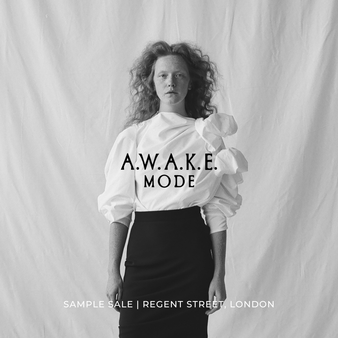 A.W.A.K.E. MODE | Up to 80% off | Regent Street

A.W.A.K.E. MODE (All Wonderful Adventures Kindle Enthusiasm) is a London-based label specialising in ready-to-wear, footwear, and accessories. The brand is known for its sculptural silhouettes, distinctive deconstructed cuts, and inspiration drawn from art history and philosophy.
