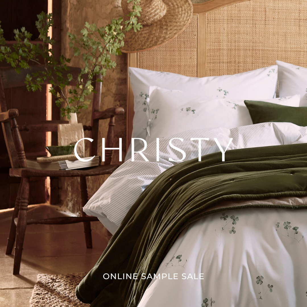 Christy | Up to 70% off | Online⁠
⁠
For 175 years, Christy has pioneered the world of home linens. Inventors of the first terry loom in 1850, they introduced fluffy towels to the world stage for the first time. Still innovating and dreaming up new ways to elevate daily lives, their luxury bath, bed and home accessories deliver a signature cosy quality you can only find at Christy.⁠
⁠
Book now via the link in bio.⁠
⁠