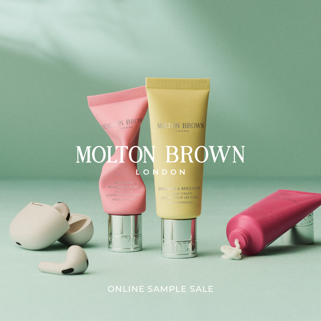 We’re excited to welcome the iconic Molton Brown back to our online store.⁠
⁠
Shop up to 65% off fragrance, bath & body, hand care, gifting and more!⁠
⁠
Born in South Molton Street, London in 1971, Molton Brown is an enduring icon of uniquely British style. Working side by side with a collective of progressive perfumers, they nurture the artistic freedom to compose intriguing Eau de Parfum and Toilette, iconic Bath and Body, Hair and Home collections.⁠
⁠
Book now via the link in our bio.