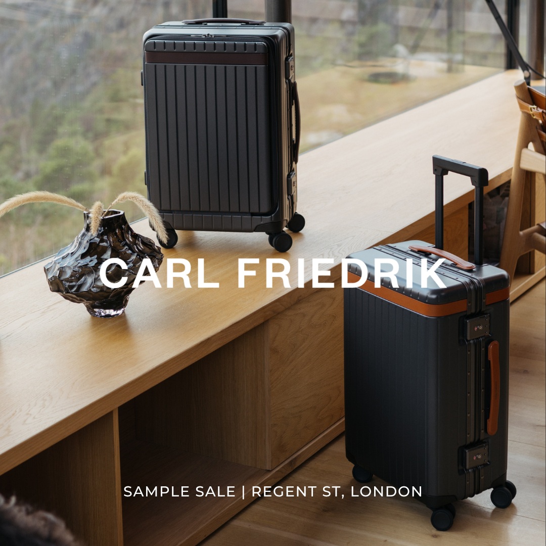Carl Friedrik | Up to 50% off | Regent Street

Carl Friedrik is the premium travel goods brand empowering modern travellers to move confidently across the globe. Founded in 2013, the London-born label believes the journey is as important as the destination. Its refined yet long-lasting collection of luggage, bags and accessories promises a smooth trip.